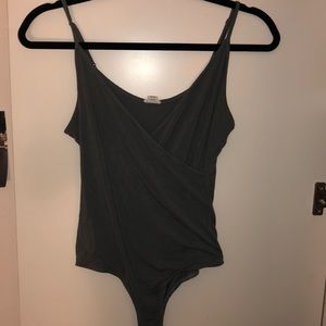 olive green bodysuit